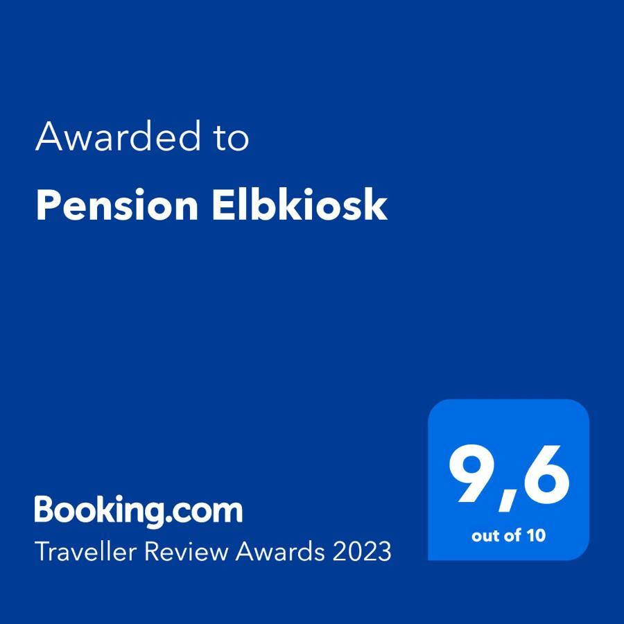 Pension Elbkiosk Kleinzadel Exterior foto